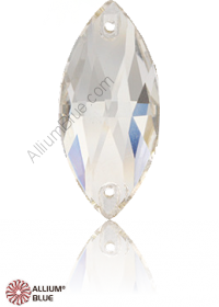 PREMIUM CRYSTAL Navette Sew-on Stone 18x9mm Crystal F