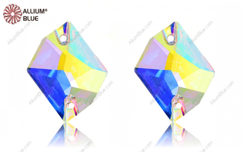 PREMIUM CRYSTAL Cosmic Sew-on Stone 21x17mm Crystal Aurore Boreale F