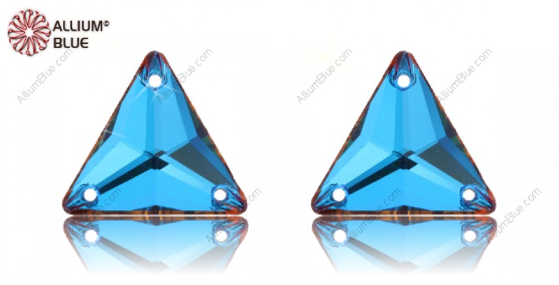 PREMIUM CRYSTAL Triangle Sew-on Stone 16mm Crystal Violet Blue F