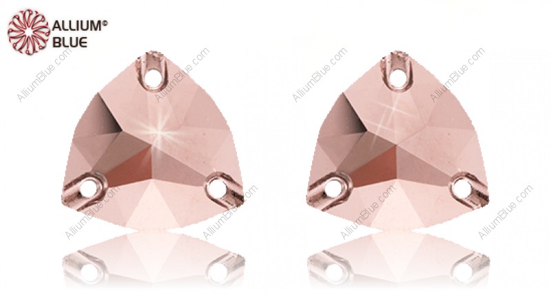 PREMIUM CRYSTAL Trilliant Sew-on Stone 22mm Crystal Rose Gold F