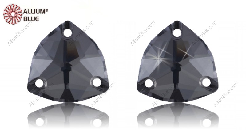 PREMIUM CRYSTAL Trilliant Sew-on Stone 12mm Black Diamond F