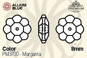 プレミアム Margarita ソーオンストーン (PM3700) 8mm - カラー