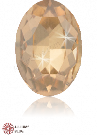 PREMIUM CRYSTAL Oval Fancy Stone 25x18mm Crystal Golden Shadow F
