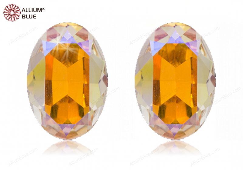 PREMIUM CRYSTAL Oval Fancy Stone 8x6mm Crystal Paradise Shine F