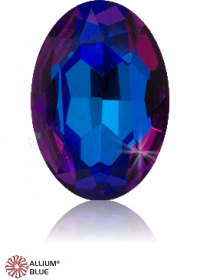 PREMIUM CRYSTAL Oval Fancy Stone 14x10mm Crystal Violet Blue F
