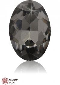 PREMIUM CRYSTAL Oval Fancy Stone 8x6mm Black Diamond F