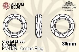 PREMIUM CRYSTAL Cosmic Ring Fancy Stone 30mm Crystal Vitrail Light