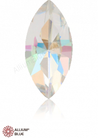 PREMIUM CRYSTAL Navette Fancy Stone 15x7mm Crystal Shimmer F