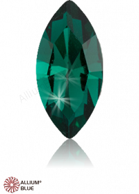 PREMIUM CRYSTAL Navette Fancy Stone 15x7mm Emerald F