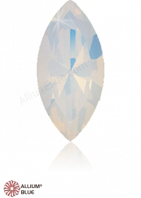 PREMIUM CRYSTAL Navette Fancy Stone 18x9mm White Opal F