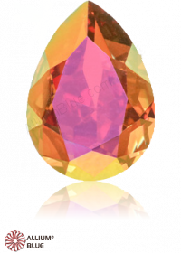 PREMIUM CRYSTAL Pear Fancy Stone 14x10mm Crystal Copper F