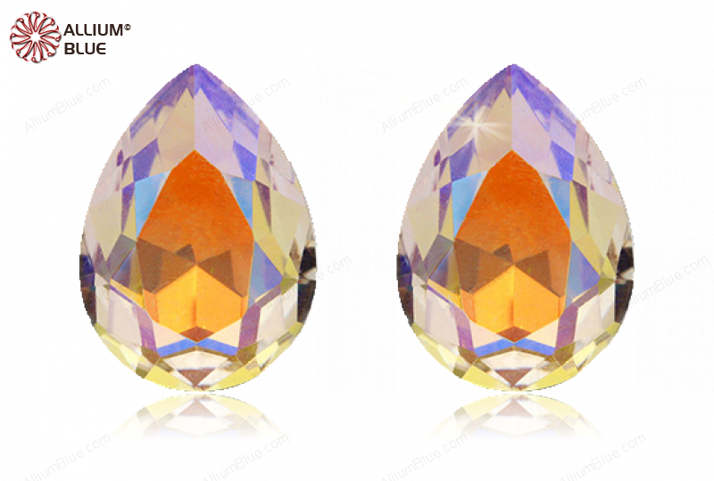 PREMIUM CRYSTAL Pear Fancy Stone 18x13mm Crystal Paradise Shine F
