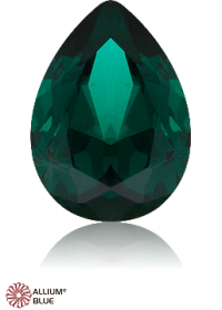 PREMIUM CRYSTAL Pear Fancy Stone 25x18mm Emerald F