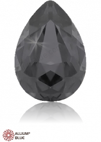 PREMIUM CRYSTAL Pear Fancy Stone 10x7mm Black Diamond F