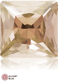 PREMIUM CRYSTAL Princess Square Fancy Stone 12mm Crystal Golden Shadow F