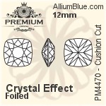 PREMIUM Oval Fancy Stone (PM4100) 14x10mm - Crystal Effect With Foiling