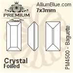 PREMIUM Round Rose Flat Back (PM2000) SS20 - Color With Foiling