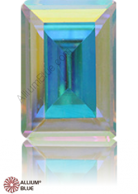 PREMIUM CRYSTAL Step Cut Fancy Stone 14x10mm Crystal Aurore Boreale F