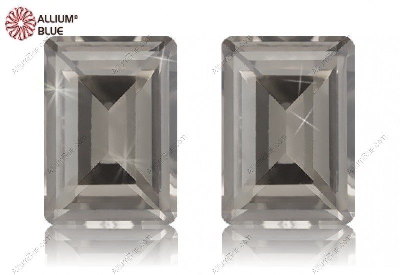 PREMIUM CRYSTAL Step Cut Fancy Stone 14x10mm Black Diamond F