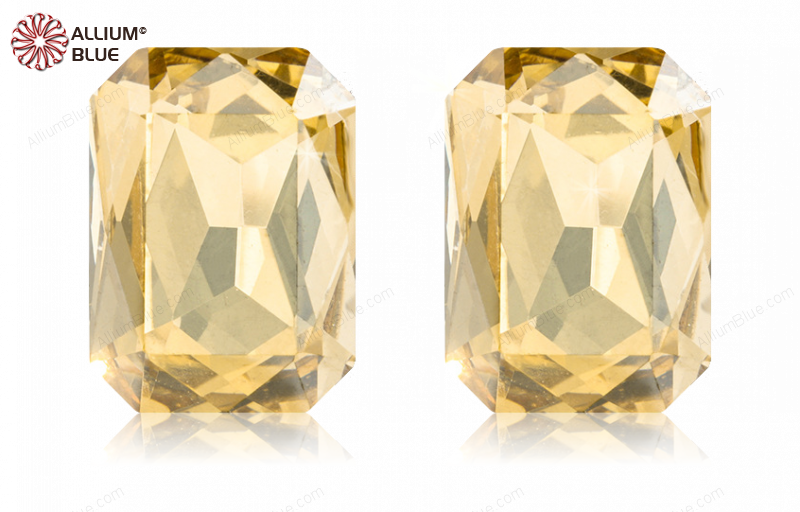 PREMIUM CRYSTAL Octagon Fancy Stone 10x8mm Crystal Golden Shadow F
