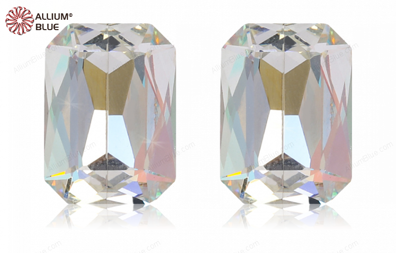 PREMIUM CRYSTAL Octagon Fancy Stone 10x8mm Crystal Shimmer F