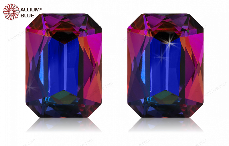 PREMIUM CRYSTAL Octagon Fancy Stone 10x8mm Crystal Violet Blue F