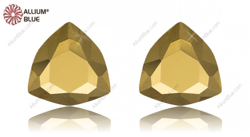 PREMIUM CRYSTAL Trilliant Fancy Stone 12mm Crystal Dorado F