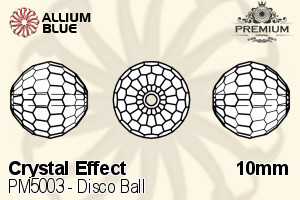 PREMIUM CRYSTAL Disco Ball Bead 10mm Crystal Aurore Boreale