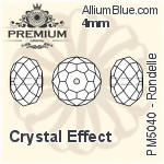 PREMIUM Rondelle Bead (PM5040) 4mm - Crystal Effect