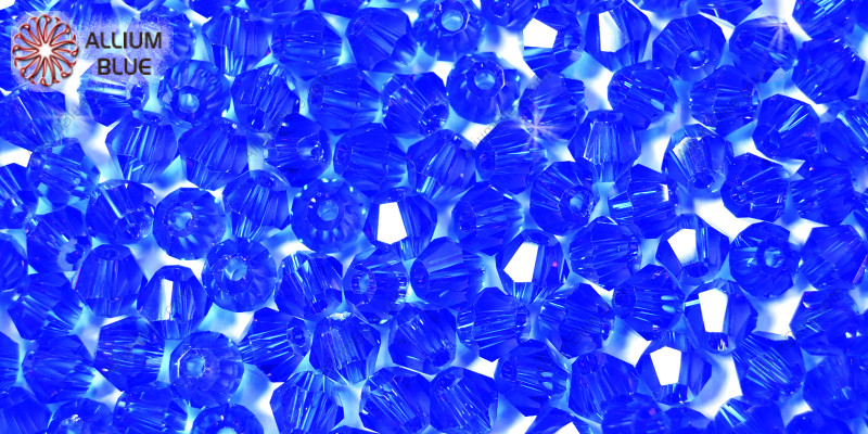 PREMIUM CRYSTAL Bicone Bead 3mm Sapphire