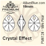 PREMIUM Mini Pear Pendant (PM6128) 8mm - Crystal Effect