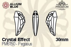 PREMIUM CRYSTAL Pegasus Pendant 30mm Crystal Metallic Sunshine
