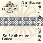 PREMIUM Chaton Banding (PM62000) 6mm - Self-adhesive With SS6 Stones