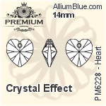 Swarovski Edelweiss Pendant (6748) 18mm - Crystal Effect