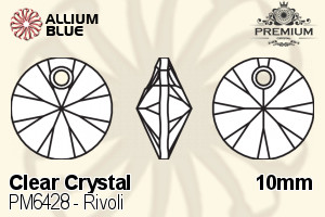 PREMIUM Rivoli Pendant (PM6428) 10mm - Clear Crystal