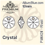 PREMIUM Rivoli Pendant (PM6428) 14mm - Clear Crystal