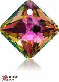 PREMIUM CRYSTAL Princess Cut Pendant 11.5mm Crystal Vitrail Medium