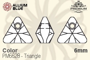 PREMIUM Triangle Pendant (PM6628) 6mm - Color - 关闭视窗 >> 可点击图片