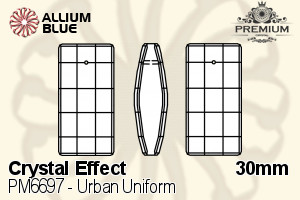 PREMIUM Urban Uniform Pendant (PM6697) 30mm - Crystal Effect