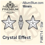 PREMIUM Star Pendant (PM6714) 29mm - Color