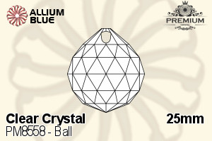 PREMIUM CRYSTAL Ball Pendant 25mm Crystal