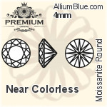 PREMIUM Moissanite Round Brilliant Cut (PM9010) 3.5mm - Exceptional Colorless