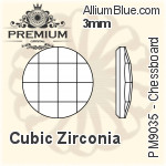 PREMIUM Zirconia Chessboard (PM9035) 5mm - Cubic Zirconia