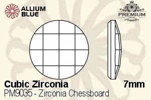 PREMIUM Zirconia Chessboard (PM9035) 7mm - Cubic Zirconia - 关闭视窗 >> 可点击图片