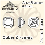 PREMIUM Zirconia Imperial (PM9480) 6mm - Cubic Zirconia