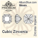 PREMIUM Zirconia Imperial (PM9480) 12mm - Cubic Zirconia