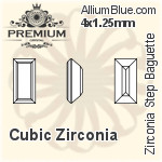 プレミアム Zirconia ラウンド Brilliant カット (PM9000) 1.5mm - キュービックジルコニア