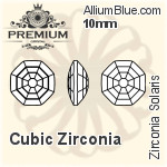 PREMIUM Zirconia Solaris (PM9678) 8mm - Cubic Zirconia