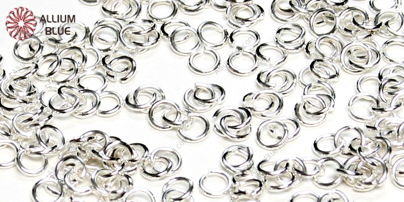 PREMIUM CRYSTAL Jump Ring 10mm Silver Plated