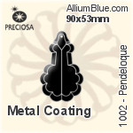 Preciosa Pendeloque (1002) 90x53mm - Metal Coating